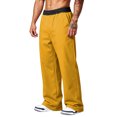 thumbnail image 4 of Men's Lightweight Quick Dry Hiking Running Pants Outdoor Sports Breathable Zipper Pockets Athletic Workout Pants Orange M, 4 of 7