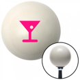 thumbnail image 1 of Pink Martini Glass with Olive Ivory Shift Knob with M16 x 1.5 Insert Shifter Auto Brody, 1 of 1