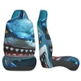 thumbnail image 3 of Vsdgher Cartoon Cute Shark Automotive Seat Covers for Cars Trucks and SUVs – Car Seat Covers for Truck Seat Protectors Set of 2, 3 of 7
