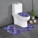 thumbnail image 1 of Juego de alfombras de baño de 3 piezas Bills Team Alfombra antideslizante para baño 31,5 x 20 pulgadas, 1 of 7