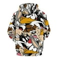 thumbnail image 5 of Looney Tunes Cartoons Hoodie 3D Print Pullover Hooded Long Sleeve Sweatshirts Tops Blouse with Pocket for Mens Womens, 5 of 7