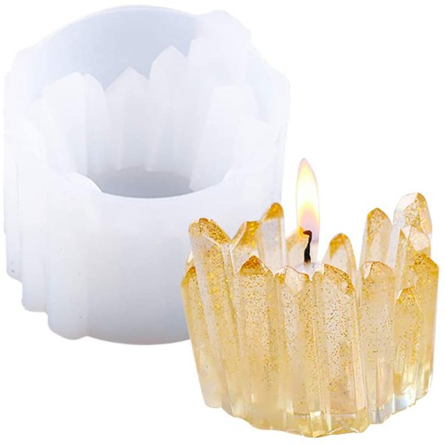 Molde De Resina De Silicona Portavelas Caja De Almacenamiento De Joyería Diy Artesanía Decoración Del Hogar Scienceny HA034727-00