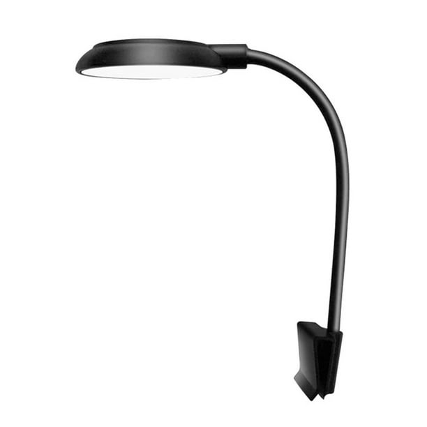 Bottone Luz LED para Acuario - 360° Flexible/Clip-On, Sin Radiación/Alta Luminosidad, para Peceras/Acuarios