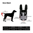 thumbnail image 6 of EastVita Dog Backpack for Small Dogs 5-10 lbs Leg Dog Carrier Wide Straps Shoulder Straps Travel Bag Hands Free Dog Backpack for Walking Bikes and Motorcycles Grey, 6 of 9