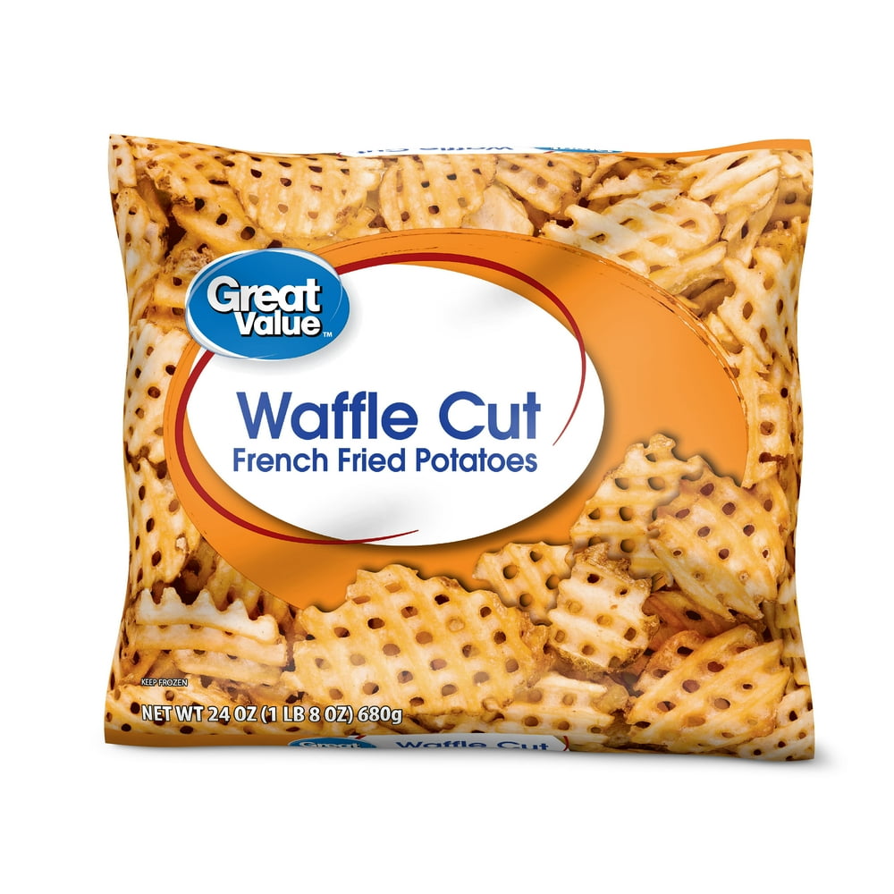 Great Value Waffle Cut French Fried Potatoes, 24 oz