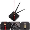 thumbnail image 4 of SHISUYAN Mute Clock Movement for DIY Use Made from Durable Plastic in Red Color Fits Most Clocks, 4 of 9