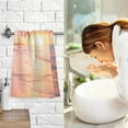 thumbnail image 7 of Sunset Beach Landscape Cotton Face Towels Absorbent Hand Towel Soft Bathroom Towel for Kitchen Hotel Decoration, 7 of 7