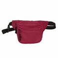 thumbnail image 2 of Fanny Pack with 3 Pockets Travel Waist Pouch Adjustable (2 Pack), 2 of 9