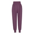 thumbnail image 4 of BLVB Women's Yoga Joggers Cozy Sweatpants with Pockets Casual Loose Comfy High Waisted Lounge Pants Trousers, 4 of 6
