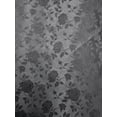 thumbnail image 2 of Brocade Roses Satin, 60" Wide, Sells by the Yard from Sal Tex Fabrics, Black, 2 of 3