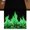 Green, variant on Abstract Green Flame Burlap Cotton Table Runner 13x36 Inches Short, Flickering Fire Pattern Black Farmhouse Table Runners, Outdoor Dining Tablecloths Decor for Baby Shower/Party/Wedding