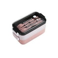 thumbnail image 1 of Leutsin Stainless Steel Double-Layer Thermal Insulation Lunch Box With Tableware And Soup Bowl, 1 of 2