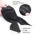 thumbnail image 5 of SEGO Hair Toppers for Women Real as Human Hair Toppers with Natural Bangs Synthetic Hair Extensions Hair Pieces for Thinning Hair, 5 of 7