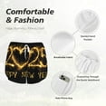 thumbnail image 4 of Gukieu Happy New Year 2025 D Print Women's Sports Shorts with Drawstring Elastic Waistband for Running, Yoga, Fitness-Medium, 4 of 7