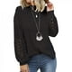 thumbnail image 1 of Puntoco Mujeres Casual Sólido O-cuello Encaje Patchwork Manga larga Jersey Blusa Camiseta tops Puntoco Puntoco-7251, 1 of 8