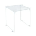 thumbnail image 4 of DOLITY Locker Organizer Shelf Foldable Wear Resistant Versatile Stackable for Gym and Work Convenient under Sink Organization Holder White, 4 of 7