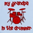 thumbnail image 2 of CafePress - My Grandpa Is The Drummer Infant Bodysuit - Baby Light Bodysuit, Size Newborn - 24 Months, 2 of 4