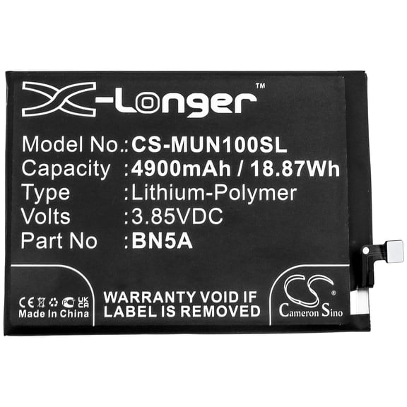 4900mAh BN5A Battery for Redmi Note 10 Note 10 5G M2103K19G