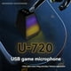 thumbnail image 5 of Mini Micrófono USB de Condensador de Escritorio para Gamers, para Videochat, Grabación, Transmisión y Luz RGB., 5 of 9
