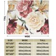 thumbnail image 6 of Roses Floral Bed Blanket Ultra Soft Watercolor Florwers Throw Blanket All Season Warm Light Weight Cozy Plush Blankets for Home Bedroom Sofa Chair Travel, 30"X40", 6 of 6