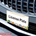 thumbnail image 4 of 1Pack License Plate Frames with Cute Cartoon Animal Pattern Includes Screws & Caps Full Accessories Included Size 6.3x12.2inch(16x31cm), 4 of 8