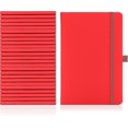 thumbnail image 5 of A5 Notebook With Lined Pages, Pen Loop, Ribbon, Medium Hardback Journal, Note, Sustainably Sourced Paper (red), 5 of 5
