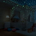thumbnail image 6 of Monebena 407 Pcs Glow in The Dark Wall Stickers Glowing Stickers for Ceiling and Wall Decals 3D Glowing Stickers Perfect for Kids Bedding Room or Party Birthday Gift M01, 6 of 11
