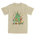 thumbnail image 1 of Camiseta navideña de Snoopy y Charlie Brown, camisetas informales, camisetas de manga corta, camisetas de verano 100 % algodón, camisetas de cuello redondo de talla grande, 1 of 5