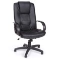 thumbnail image 1 of OFM Leather High Back Swivel Office Chair in Black, 1 of 5