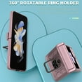thumbnail image 3 of for Samsung Galaxy Z Flip 6  Case with Ring Magnetic Kickstand & Built-in Hinge Protection, Heavy Duty Shockproof Protective Phone Case for Samsung Galaxy Z Flip6. RJ-Pink, 3 of 16