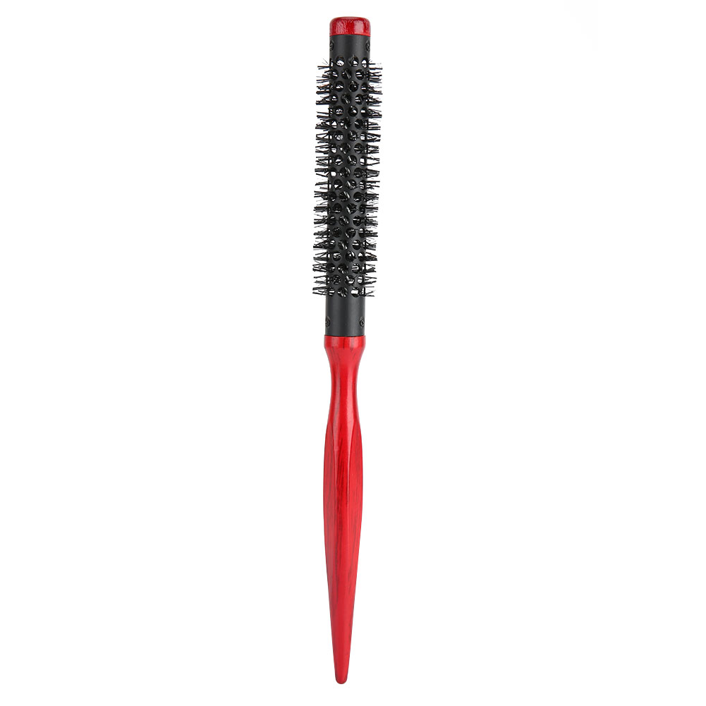 Round Styling Hair Brush, Mini Roller Hair Brush, Nylon Bristles Roller