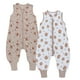 thumbnail image 1 of Pijama Niños 2piezas Miracle Baby Saco de Dormir para Bebés Pequeños, 100% Algodón, sin Mangas,0.5Tog,de 12 a 24 Meses, 1 of 5