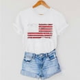 thumbnail image 7 of VKOYWKM American Flag T-Shirts for Women 4th of July USA Flag Graphic Tees Summer Tops Patriotic Crew Neck Casual Short Sleeve T Shirts, 7 of 7