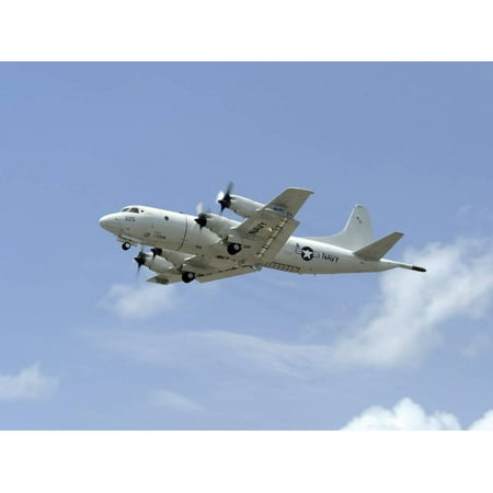 A P-3C Orion Aircraft Takes Off from Marine Corps Base Hawaii Print Wall Art By Stocktrek
