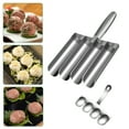 thumbnail image 4 of Callipe Meatball Maker Tool Stainless Steel Manual Non Stick Meatball Maker Time-Saving Portable Meatball Spoon Ball Maker Kitchen Home Cooking Tools for Beef Pork Chicken Shrimp Balls, 4 of 7