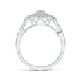 thumbnail image 2 of ANGARA Natural Diamond Engagement Ring in 14K White Gold for Women (Size-3.4mm| Color-K| Clarity-I3) | April Birthstone, Anniversary, Jewelry Gift for Women | Natural Diamond Ring, 2 of 9