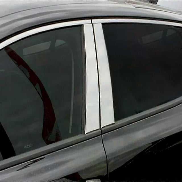 Fit For Toyota Noah Voxy R70 2008 2009 2010 2011 2012 2013 Silvery Pillar Posts Door Side Window Decor Cover Sticker Accessories