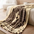 thumbnail image 3 of LHSHID One Year Anniversary Wedding Gifts Blanket Flannel Soft and Comfortable Anti static Bed Sofa Blanket 60x80in, 3 of 5