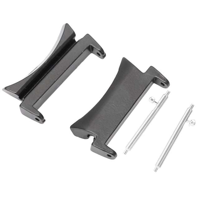 Watchband Connection Adapter, Stainless Steel Good Comfort Skin Friendly Strap Connection Adapter For Watch 4 Black