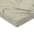 thumbnail image 2 of Ambesonne Dragonfly Fitted Sheet 2 Pcs Set, Romantic Sketch Art, Full, Seafoam and Tan, 2 of 3