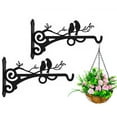 thumbnail image 2 of shyuyusa Multipurpose Hanging Basket Plant Brackets Outdoor Indoor Iron Plant Hangers Wall Mounted Lantern Hooks For Garden Plants Flower Light Bird Feeder, 2 of 5