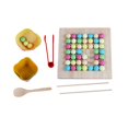 thumbnail image 1 of Jeu de Perles en Bois Perles Arc-en-Ciel en Bois pour Tri Interaction Style d'Enseignement B, 1 of 9