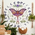 thumbnail image 1 of pstuiky Vinilo decorativo de pared con diseño de flores grandes estilo bohemio para el hogar, 1 of 7