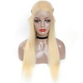 thumbnail image 6 of Human Hair Wigs Long 13X4 Lace Front Deep Parting Wig Glueless 150% Density Lace Wig With Pre-Plucked Hairline #613 Bleached Blonde Human Hair Straight For Women Bleached Knots 22 Inch, 6 of 8