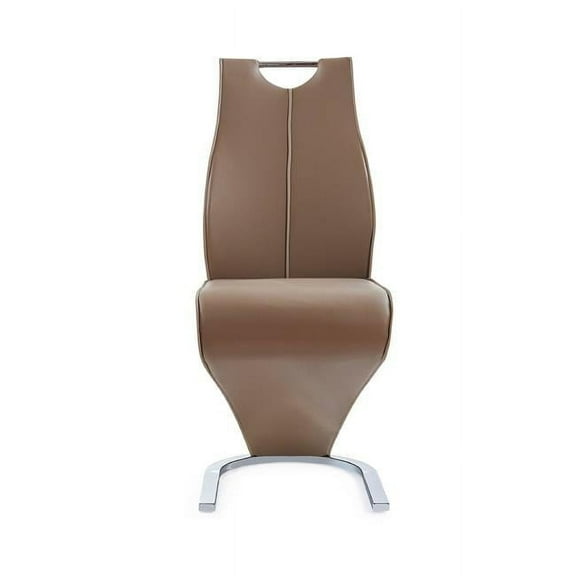 Global Furniture USA D4126 Contemporary Adult Dining Side Chairs, Brown (Set of 2)