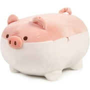 ARELUX Soft Fat Pig Plush Pillow,Soft Chubby Buddy Piggy Throw Hugging Pillow,Stuffed Animal Doll Toy Gifts for Bedding, Kids Birthday, Valentine, Christmas