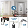 thumbnail image 5 of Urbanest Adjustable Volle Single Curtain Rod Set – 5/8 - Inch Diameter, With Weathered White Rod, 28–48 Inches, 5 of 6