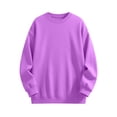 thumbnail image 4 of Enjoytime Crewneck Sweatshirt Mens Casual Long Sleeve Fleece Sweatshirts Fall Winter Lightweight Pullover Tops, 4 of 6