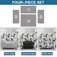 thumbnail image 6 of Xixirimido Cute Dog Paws Pattern Stretch Recliner Slipcovers Printed Sofa Cover 4-Piece Lazy Boy Chair Covers Recliner Chair Cover with Side Pockets Furniture Protector for Living Room, 6 of 8