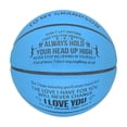 thumbnail image 2 of Inspirational Basketball Size 7 | Leather Textured PU Ball | Motivational Quotes Design | Durable Grip for Training Practice Competitive Play | Gift for Grandkids Sports Enthusiasts, 2 of 6